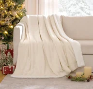 Koce - MIULEE Puszysty Koc Polarowy Sherpa – Ciepły i Miękki Koc 150x200 cm - miniaturka - grafika 1