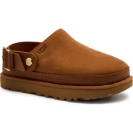 Klapki i japonki damskie - UGG Skórzane mule W GolderStar Villa Clog - miniaturka - grafika 1