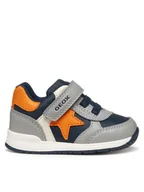Buty dla chłopców - Geox Sneakersy B Rishon B560RA 054FU C0036 Szary - miniaturka - grafika 1