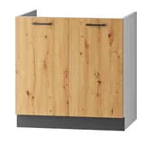 Szafki kuchenne - Szafka kuchenna pod zlew dąb artisan N7-S25 - miniaturka - grafika 1