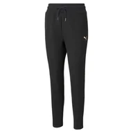 Dresy damskie - Spodnie dresowe damskie Puma EVOSTRIPE czarne 58916051-S - miniaturka - grafika 1
