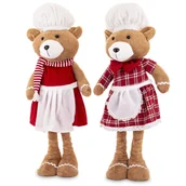 Ozdoby bożonarodzeniowe - Figurka Miś Materiałowa Świąteczna Boże Narodzenie - miniaturka - grafika 1