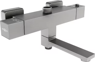 Mexen Cube termostatyczna bateria wannowo-prysznicowa grafit - 77910-66 - Baterie wannowe i prysznicowe Mexen Cube termostatyczna bateria wannowo-prysznicowa grafit - 77910-66 - Baterie wannowe i prysznicowe - miniaturka - grafika 1