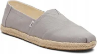 Mokasyny męskie - Espadryle męskie TOMS Alpargata Rope Grey rozmiar 44,5 - miniaturka - grafika 1