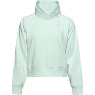 Bluzy sportowe damskie - Bluza damska Under Armour Rival Fleece Wrap Neck PO - miniaturka - grafika 1