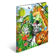 Teczki i skoroszyty - Teczka A4 Z Gumkami, Dżungla - miniaturka - grafika 1