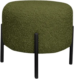 Pufa OLA LOFT ławka podnóżek metal czarny Rolf14 - Pufy i podnóżki - miniaturka - grafika 1