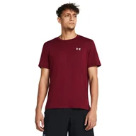 Koszulki sportowe męskie - Męska koszulka do biegania Under Armour UA Launch Shortsleeve - czerwona - UNDER ARMOUR - miniaturka - grafika 1