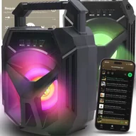 Głośniki przenośne - GŁOŚNIK PRZENOŚNY BLUETOOTH BEZPRZEWODOWY BOOMBOX RGB USB TF CARD AUX 400W - miniaturka - grafika 1