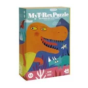 Puzzle - Londji T-REX puzzle tekturowe 36 el. LD PZ336 - miniaturka - grafika 1