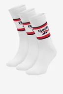 Skarpetki damskie - Reebok R0369-SS24 (3-pack) Biały - miniaturka - grafika 1