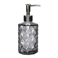 Mydelniczki i dozowniki mydła - Dozownik DISCO 7,5 x 18 cm szary - miniaturka - grafika 1