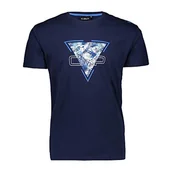 Koszulki męskie - CMP T-shirt męski 39D8297, granatowy, 48 - miniaturka - grafika 1