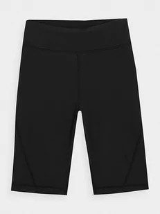 4F Szorty funkcyjne w kolorze czarnym - Spodnie sportowe damskie - miniaturka - grafika 1