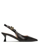 Sandały damskie - LOVE MOSCHINO Sandały JA10155G0MIE0000 Czarny - miniaturka - grafika 1