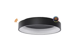 Azzardo plafon LED Solvent R Smart 80 92W 4680lm 3000-6000K czarny AZ3996 AZ3996 - Systemy inteligentnych domów - miniaturka - grafika 1