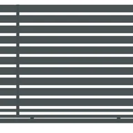 Ogrodzenia - Polbram Brama przesuwna bez przeciwwagi Tinos 5x1,56 m lewa antracytowa - miniaturka - grafika 1