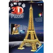 Powieści i opowiadania - RAP125791 Puzzle 3D 216 Wieża Eiffla w nocy - miniaturka - grafika 1