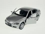 Samochody i pojazdy dla dzieci - Welly Bmw 330I Srebrny 1:34 Samochód Nowy Metalowy Model - miniaturka - grafika 1