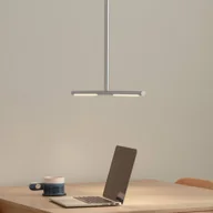 Lampy sufitowe - UMAGE żyrandol LED Omni, kolor stalowy, 2-punktowa, 74 cm - miniaturka - grafika 1