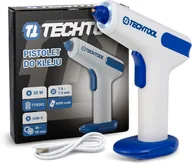 Pistolety do klejenia - PISTOLET DO KLEJU NA GORĄCO 35 W + KLEJ WKŁADY 7 MM AKUMULATOROWY TECHTOOL - miniaturka - grafika 1
