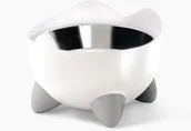 Miski dla psów - Miska dla kotów Catit Pixi Elevated Feeding Dish 200 ml White - miniaturka - grafika 1