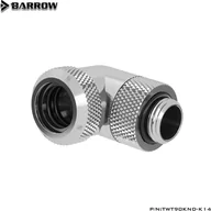 Chłodzenie wodne - Barrow Barrow Multi-Link Adapter Anschluss 90 Grad G1/4 Zoll AG auf 14mm AD Hardtube - drehbar, silber - miniaturka - grafika 1