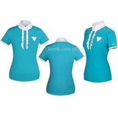 Koszulki jeździeckie - FAIR PLAY Koszula konkursowa CHARLOTTE jasnoniebieska - miniaturka - grafika 1