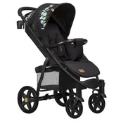 Wózki dziecięce - Wózek dziecięcy LIONELO Annet Plus Golden Moments Czarny ze wzorem - miniaturka - grafika 1