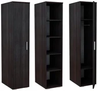 Regały - Szafa Bodo 1D4P Wenge Regał Z Półkami I Drążkiem - miniaturka - grafika 1