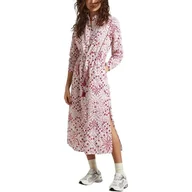 Sukienki - Sukienka damska Pepe Jeans Paz koszulowa biała wzorzysta -S - miniaturka - grafika 1