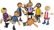 Domki dla lalek - Drewniane lalki Rodzina z dzieckiem Small Foot - miniaturka - grafika 1