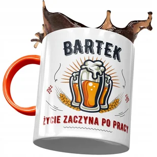 Kubek Pomarańczowy Dla Bartłomieja Bartka Kolegi z Nadrukiem ze Zdjęciem + Opakowanie na prezent (wzór 03) - Kubki Kubek Pomarańczowy Dla Bartłomieja Bartka Kolegi z Nadrukiem ze Zdjęciem + Opakowanie na prezent (wzór 03) - Kubki - miniaturka - grafika 1