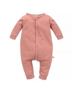 Rampersy - Yosoy Rampers niemowlęce bawełna organiczna Rose gold, Rozmiar: 56 - miniaturka - grafika 1