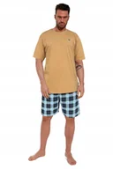 Piżamy damskie - CORNETTE PIŻAMA MĘSKA 326/183 NATURE 3 XXL MIODOWY - miniaturka - grafika 1