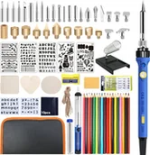 Akcesoria do lutowania - Eurokomp Zestaw do pirografii, lutowania etui E6175 - miniaturka - grafika 1