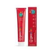 Pasty do zębów - Georganics GeoKIDS, Naturalna pasta do zębów dla dzieci z hydroksyapatytem, na mocne szkliwo, Strawberry 75 ml - pasta do zębów - miniaturka - grafika 1
