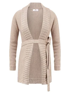 Damski sweter kardigan beżowy Bellybutton Maternity, r.XXL - Swetry damskie - miniaturka - grafika 1