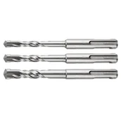 Akcesoria do elektronarzędzi - VERTO Zestaw wierteł do betonu SDS, zestaw 3 sztuki - 6, 8, 10 x 110 mm - miniaturka - grafika 1