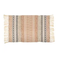 Dywaniki łazienkowe - Dywanik Boho 60 x 90 cm paski wielokolorowy - miniaturka - grafika 1