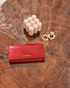 Zestaw prezentowy: duży, skórzany portfel damski, brelok i długopis — Peterson - Gadżety dla niej i dla niego Zestaw prezentowy: duży, skórzany portfel damski, brelok i długopis — Peterson - Gadżety dla niej i dla niego - miniaturka - grafika 2