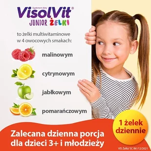 Visolvit Junior żelki x50 sztuk - Witaminy i minerały - miniaturka - grafika 5