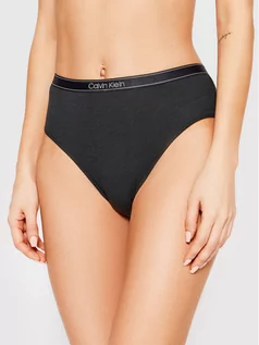 Majtki damskie - Calvin Klein Underwear Figi klasyczne z wysokim stanem 000QF6445E Czarny - grafika 1