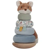 Zabawki sensoryczne - Miękka piramidka do układania Lisek Forest Friends, Little Dutch - miniaturka - grafika 1