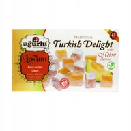 Żelki - LOKUM TURECKIE SMAK MELONA GALARETKI RACHATŁUKUM 350 G Ugurlu VEGAN - miniaturka - grafika 1