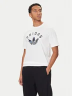 Koszulki męskie - adidas T-Shirt Graphic JX3089 Biały Regular Fit - miniaturka - grafika 1