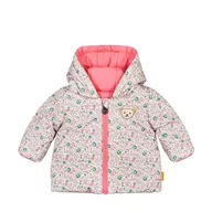 Kurtki i płaszcze dla dziewczynek - Steiff Dziecięca kurtka dwustronna z kapturem, Strawberry Pink, 80 cm - miniaturka - grafika 1