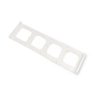 Systemy inteligentnych domów - Sonoff M5-4C-80-FW - ramka do włącznika ściennego M5-80 - poczwórna - biała - miniaturka - grafika 1