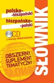 Książki do nauki języka hiszpańskiego - Słownik polsko-hiszpański i hiszpańsko-polski z suplementem tematycznym + CD - miniaturka - grafika 1