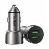 Ładowarki samochodowe - UGREEN ŁADOWARKA SAMOCHODOWA 2x USB QUICK CHARGE - miniaturka - grafika 1